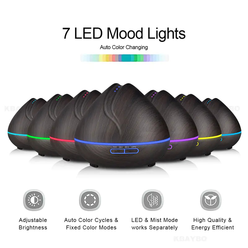 Aroma Wood Essence Humidifier (Oils not included)