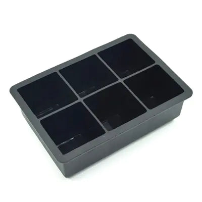 Silicone Ice Cube Tray with 6 Sphere Molds and Lid