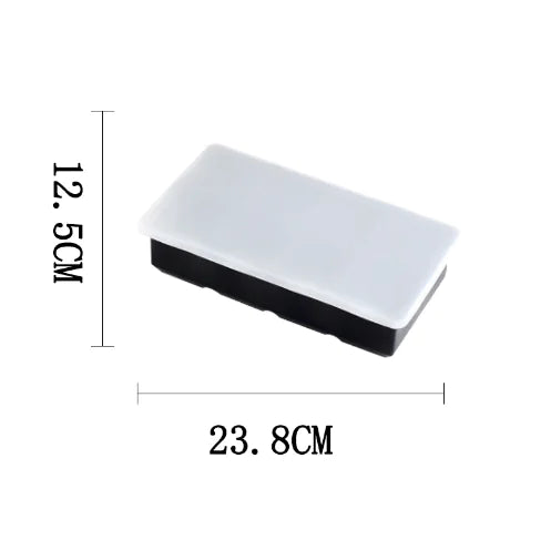 Silicone Ice Cube Tray with 6 Sphere Molds and Lid